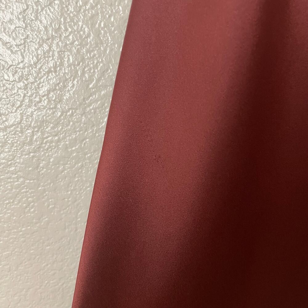 La Ligne Pants Womens Large Spice Colby Satin Wide Leg Pull On Quiet Luxury - Picture 10 of 11